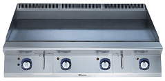 Electrolux Professional E9IIKDAOMIA Modulare Großküchengeräteserie Große elektrische Bratplatte mit glatter, kratzfester NitroChrome3-Kochplatte, horizontal, thermostatische Steuerung, inklusive Schaber (Code 391404)