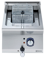 Electrolux Professional E7FRED1E0N Modulare Großküchengeräteserie 700XP 1-Becken-Elektro-Friteuse, 12 l, Tischgerät (Code 371142)