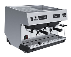 Electrolux Professional CLASSIC2 Kaffeesysteme Traditionelle Espressomaschine, 2 Gruppen, 230V/50Hz Mono, 10,1 Liter Boiler, 2 unabhängige Kontrollboxen mit 4 programmierbaren Dosierprogrammen, manuelles Wasser & Dampf, automatischer Reinigungszyk (Code 602633)
