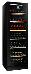Electrolux Professional WC170BKMZ Digitale Kühlschränke Weinkühlschrank mit 1 Glastür für 170 Flaschen mit schwarzer Oberfläche und drehzahlgeregeltem Kompressor (Code 720010)