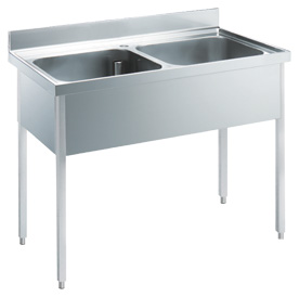 Electrolux Professional SL210N Eco Preparation 1000 mm Sink with 2 Bowls (Code 132901)