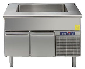 Electrolux Professional ZLRW12C REFR.UNIT W/WELL (3GN) ON CUPBOARD (Code 332021)