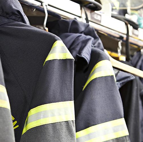 Professional drying and washing can help firefighters