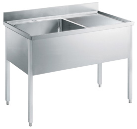 Electrolux Professional SL12DN Eco Preparation 1200 mm Sink with 1 Bowl - Right Drain (Code 132897)