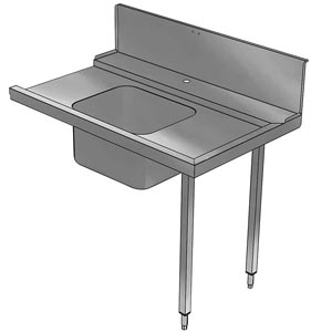 Electrolux Professional BHHPTBH14L ZUL.TI.+BECKEN+ABFALL L>R 1400-HAUBENM. (Code 865311)
