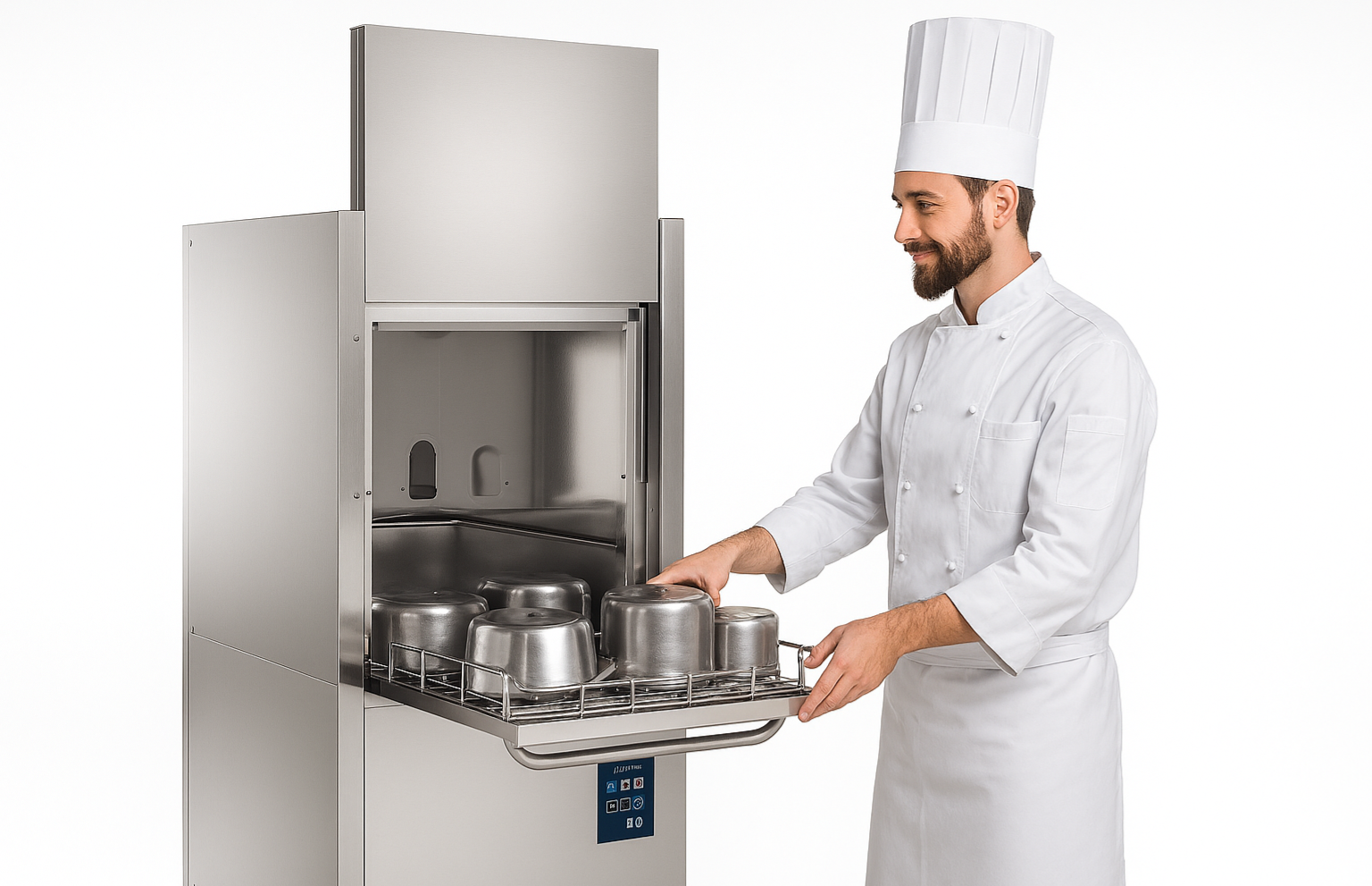 Pot & Pan Compact Washer - maximum Power in Minimal Space!