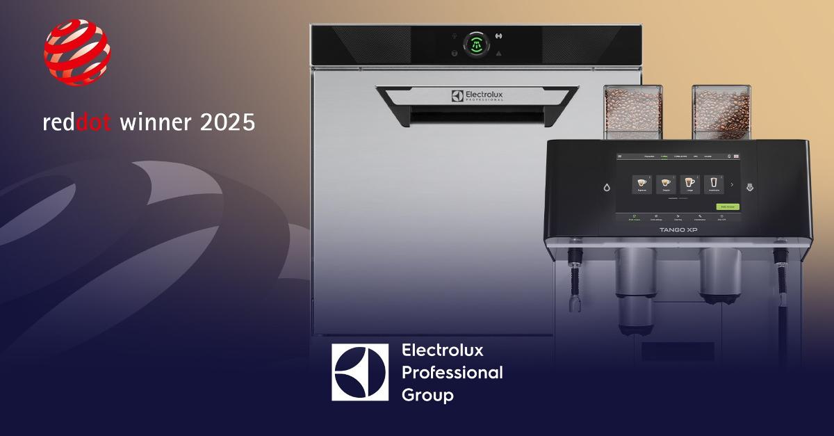 Red Dot Design Awards für die Tango XP Espressomaschine und den NeoBlue Touch Untertischgeschirrspüler
