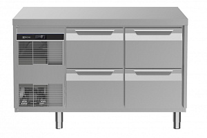 Electrolux Professional EK2FBBBH Digital Undercounter ecostore HP Concept Freezer Counter - 4x1/2 Drawers (60Hz) (Code 710381)