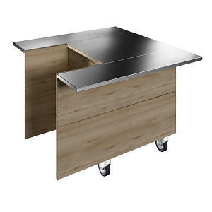 Electrolux Professional F30N0AW00S CASHIER UNIT+WHEELS H=900MM (CODE 322073)