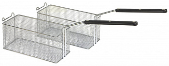PAIR OF HALF SIZE BASKETS FOR FRYER 23L (Code 913140)