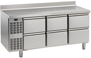 Electrolux Professional HB6CU KÜHLTI., 6X1/2 SCHUBL. + AUFKANT., -2° (Code 728542)