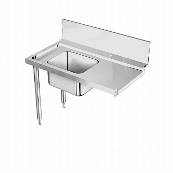 Handling System for Rack Type Pre-wash Table with Sink, Left to Right, 1200mm (Code 865405)