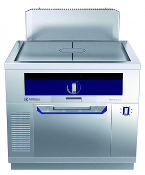 Modular Cooking Range Line thermaline 90 - Gas French Top on Static Gas Oven, 1 Side, H=700 (Town Gas) (Code 593352)