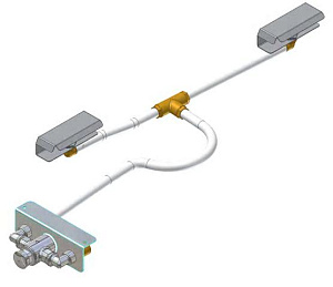 Electrolux Professional HSABW BASIN WASHING SYSTEM FOR SORTING TABLES (Code 865113)
