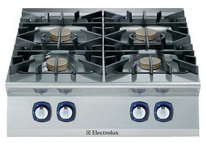 Electrolux Professional E9GCTH4C0M 4-FLAMMEN (7,5KW) GASHERD- 30KW,STADTGAS (Code 391194)