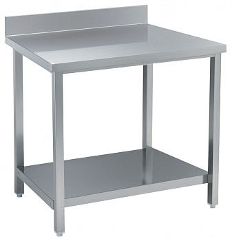 WORK TABLE + SHELF + UPSTAND 700MM (132408)