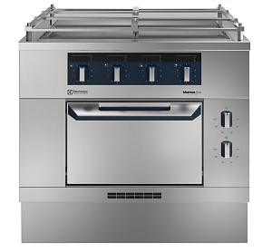 Electrolux Professional MCIMEAJ8DM thermaline 90 - 4 Zone Induction Top on Oven, 1 Side H=700 - MARINE (Code 589845)