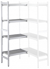 Electrolux Professional CLS1006 ALUM.CORNER SHELV.-POLY.TIERS-475X1010MM (Code 137073)