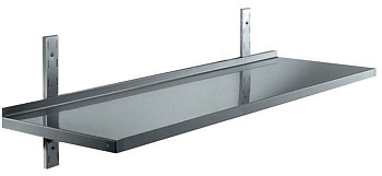 SOLID WALL SHELF WITH BRACKETS 1800 MM (131905)