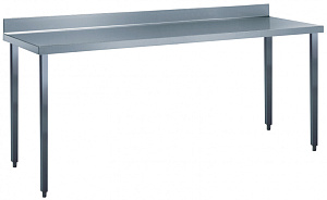 Electrolux Professional TG2400UN Standard Preparation 2400 mm Work Table with Upstand and underframe (Code 133238)