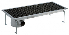 Electrolux Professional FDC40140 FLR.DRAIN+GRATE+S.SIPH-HOR.OUT. 400X1400 (Code 328058)