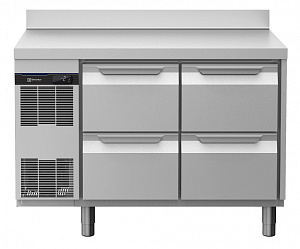 Electrolux Professional EK2R3BBH Digital Undercounter ecostore HP Concept Refrigerated Counter - 4 Drawers with Splashback (60Hz) (Code 710253)