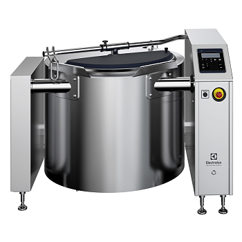 ELECTRIC BOILING PAN VARIOMIX 300L, WITH FEET INCLUDING LID, FOOD SENSOR, AUTOMATIC WATER FILLING, LEVEL CONTROL H=600 (CODE 232310)