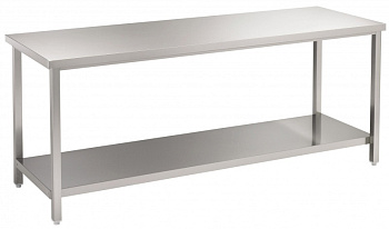 WORK TABLE WITH SHELF 1400 MM (132400)
