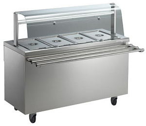 Electrolux Professional FSV15C4CX BAIN-MARIE UNIT 4GN+HOT CUPB.(S/S)1500MM (Code 320116)