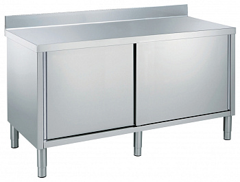 Standard Preparation 1800 mm Worktop Cupboard with Upstand,Shelf & Sliding Doors (Code 132780)