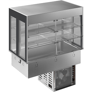 Electrolux Professional D19C3 DROP-IN REFRIGERATED WELL WITH REFRIGERATED DISPLAY, COMPACT 3GN (CODE 341077)