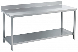 Electrolux Professional STLA13 WORK TABLE + SHELF + UPSTAND 1300MM (132415)