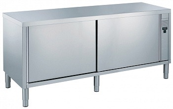 Standard Preparation 2000 mm Ventilated Hot Cupboard with Shelf & Sliding Doors (Code 132790)