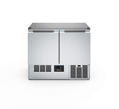Electrolux Professional SAL25N20 Digitale Kühltische 2-türige Kompakt-Kühltheke 250lt, +2+10°C, AISI 304, ohne Arbeitsplatte R290 (Code 725114)