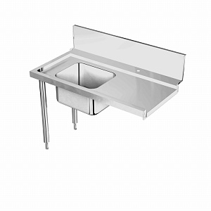 Electrolux Professional BHRPT6B11L Handling System for Rack Type Pre-wash Table with Sink Left to Right, 1300mm (Code 865407)