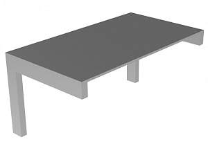 Electrolux Professional 9AC96 HALTERUNG/STÜTZE 800 MM (Code 206184)