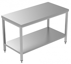 Electrolux Professional LSGTG1300E WORK TABLE 1300 MM WITH LOWER SHELF (Code 134085)