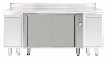 HOT CUPBOARD WITH 2 SLIDING DOORS 1200MM (121908)