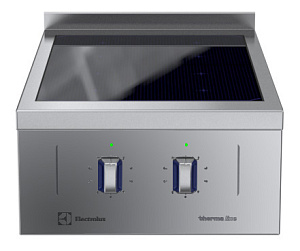 Electrolux Professional MBIBBBDOAO INDUKTIONSHERD,2 ZO,1S,AFK,400X850X250 (Code 588508)