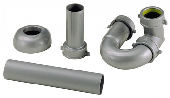 SINGLE PLASTIC SYPHON 2' FOR SINK (Code 895313)