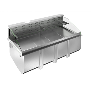 Electrolux Professional D13R3 DROP-IN REMOTE, REFRIGERATED WELL, VENTILATED, 1 REF.SHELF AND 1 NEUTRAL SHELF, 3GN (CODE 341105)