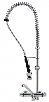 WALL MIX.TAP+SPRAY+SPOUT+SH.LEVER+THERM (Code 855307)