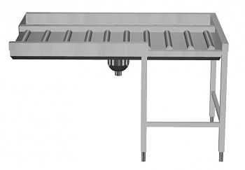 Handling System for Rack Type Manual Pass-through Sorting Table, 3 Baskets - Right to Left, 1620mm - Front Connection (Code 865297)