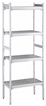 ALUM.LINEAR SHELV.-POLY.TIERS-373X1126MM (137015)