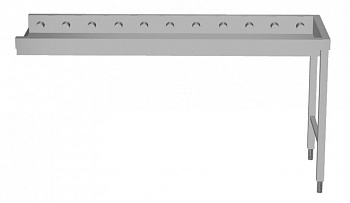 Handling System for Dishwasher Short roller conveyors with end plate (Code 863017)