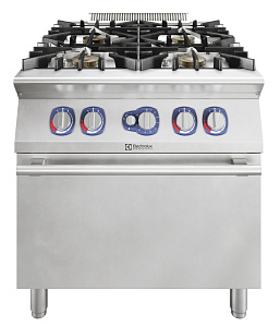 Electrolux Professional E9AARABBME Modular Cooking Range Line 900XP 4-Eco Burner Gas Range 10 kW on Gas Oven (Code 391642)