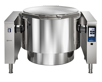High Productivity Cooking Electric Tilting Boiling Pan, 300lt Hygienic Profile, Freestanding - Marine (Code 587108)