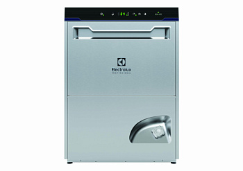 Electrolux Professional ELAI3WP Geschirrspülen Untertisch-Geschirrspüler mit WASH-SAFE CONTROL, Doppelwand, eingebautem kontinuierlichen Wasserenthärter, Ablaufpumpe und Klarspülerspender, 3 Phasen, 720T/Std. (Code 502709)
