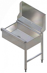 Electrolux Professional HSDB8SB SLIDE CONVEYOR+DEEP BASIN+SPLASHB.,800MM (Code 865019)