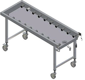 Electrolux Professional HSRC16MS MOBILE CONVEYOR,SHORT ROLLERS,1645MM (Code 865013)